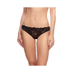 LUI et ELLE Трусы слипы Desiree средней посадки кружевные, размер 2 (S), noir
