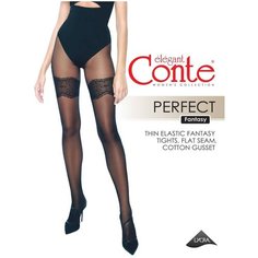 Колготки Conte Elegant Perfect, 30 den, размер 2, nero (черный)