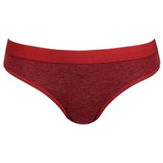 LUI et ELLE Трусы стринги Virginie средней посадки с кружевом, размер 3 (M), chocolat-or