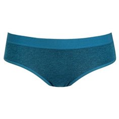 LUI et ELLE Трусы слипы Virginie средней посадки с кружевными вставками, размер 3 (M), bleu-vert