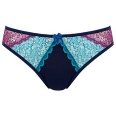 LUI et ELLE Трусы Бразилиана Melodie с кружевными вставками, размер 2 (S), myrtille