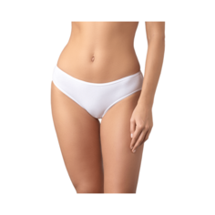 LUI et ELLE Трусы Слипы Classic средней посадки, размер 3 (M), blanc