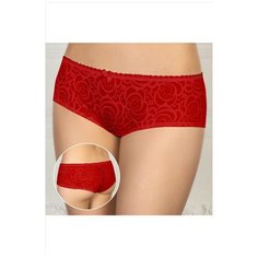 Innamore Трусы Кружевные шорты средней посадки, размер 1(40), rouge