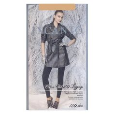 Леггинсы Incanto Cotton Club, 150 den, размер 2-S, beige melange (бежевый)