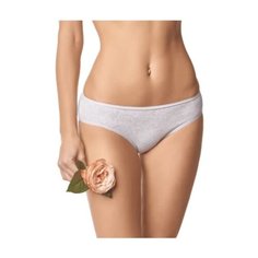 LUI et ELLE Трусы Слипы Classic средней посадки, размер 3 (M), melange gris