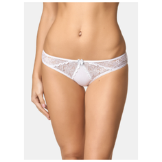 LUI et ELLE Трусы Melodie слипы низкой посадки с кружевом, размер 4 (L), blanc