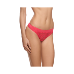 LUI et ELLE Трусы стринги Desiree с кружевом, размер 5 (XL), Cyclamen