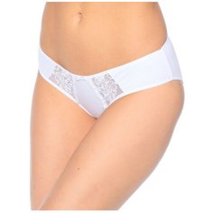 LUI et ELLE Трусы Iris слипы низкой посадки с кружевными вставками, размер 5 (XL), blanc