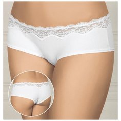 Innamore Трусы шорты средней посадки, размер 5(48), bianco