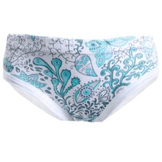 Трусы N.O.A. размер 110 (32), молочный/набивка птички-рыбки NOA