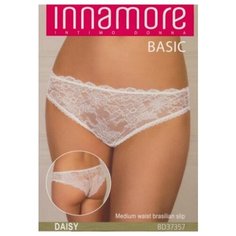 Innamore Трусы бразильяна Daisy средней посадки, размер 1(40), bianco