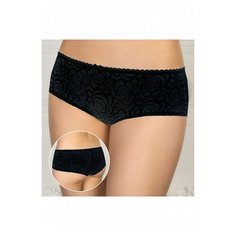 Innamore Трусы Кружевные шорты средней посадки, размер 1(40), nero