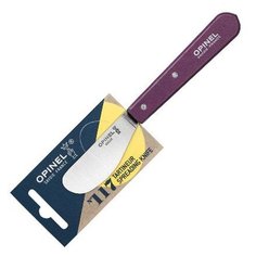 Нож для масла Opinel №117, деревянная рукоять, блистер, нержавеющая сталь, сливовый, 001934