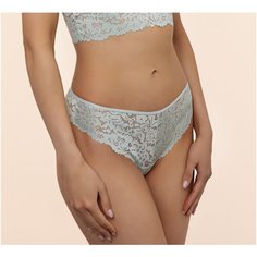 Alla Buone Трусы бразилиана средней посадки кружевные, размер XL(50), menta