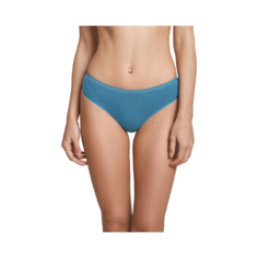 LUI et ELLE Трусы бразилиана средней посадки Laura, размер 3 (M), gris-bleu