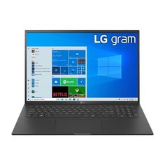 Ноутбук LG gram 16Z90P-G (Intel Core i7 1165G7 2800 MHz/16"/2560x1600/16GB/512GB SSD/DVD нет/Intel Iris Xe Graphics/Wi-Fi/Bluetooth/Windows 10 Home) 16Z90P-G.AH75R, черный оникс