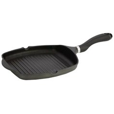 Сковорода-гриль valira Black Induction 4582, 26х26 см, черный