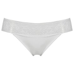 Alla Buone Трусы слипы с кружевной полоской спереди и сзади, размер XL(50), белый
