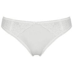 Alla Buone Трусы стринги с кружевом и фестонами по краям, размер XL(50), белый