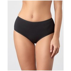 LUI et ELLE Трусы Слипы Classic высокой посадки, размер 6 (XXL), noir