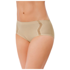 Alla Buone Трусы слипы бесшовные высокой посадки, размер L(48), nudo