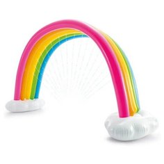 Игровой центр Intex Радуга с разбрызгивателем 300х109х180cm 56597
