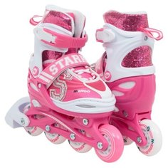 Коньки N.Ergo N-083SA р.M 34-37 Glitter