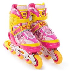 Коньки START UP Style р.M 35-38 Pink-Orange