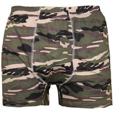 N.O.A. Трусы боксеры с камуфляжным принтом, размер 50, милитари коричневый NOA