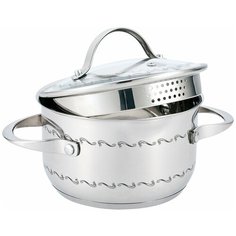 Кастрюля со сливом BOHMANN BH-7010-20, объем 3,4 л.