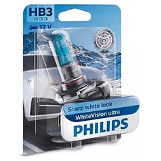 Лампа Philips WhiteVision Ultra HB3 12V- 65W (P20d) 9005WVUB1