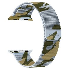 Ремешок Deppa Band Mesh для Apple Watch 38/40 mm, нержавеющая сталь, камуфляж