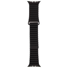 Аксессуар Ремешок Evolution для APPLE Watch 38/40mm Leather Loop AW40-LL01 Dark Black 36828