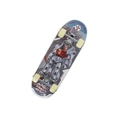 Детский скейтборд Larsen Junior 1, 20x6, серый