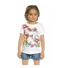 Футболка Pelican, размер 2, белый