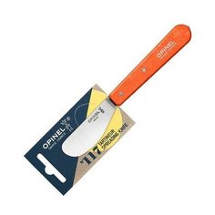 Нож для масла Opinel №117, деревянная рукоять, блистер, нержавеющая сталь, оранжевый, 001936