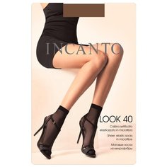 Капроновые носки Incanto Look 40, 2 пары, размер UNI, natural