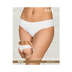Innamore Трусы Mari бразильяна средней посадки, размер 1(40), bianco