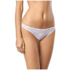 LUI et ELLE Трусы Eleanor кружевные, размер 5 (XL), blanc