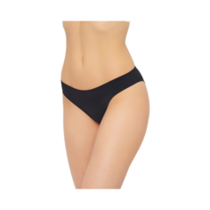 LUI et ELLE Трусы Invisible слипы низкой посадки бесшовные, размер 5 (XL), black