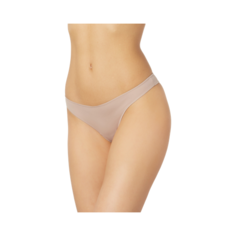 LUI et ELLE Трусы Invisible стринги низкой посадки бесшовные, размер 2 (S), nude