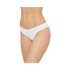 LUI et ELLE Трусы Invisible слипы низкой посадки бесшовные, размер 4 (L), white