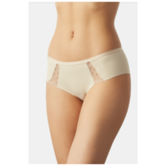 LUI et ELLE Трусы Invisible слипы низкой посадки бесшовные, размер 2 (S), beige