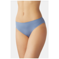 LUI et ELLE Трусы Invisible слипы средней посадки бесшовные, размер 4 (L), silver