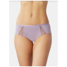 LUI et ELLE Трусы Invisible слипы низкой посадки бесшовные, размер 5 (XL), lavender