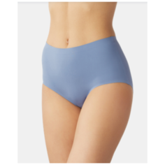 LUI et ELLE Трусы Слипы Invisible бесшовные высокой посадки, размер 5 (XL), silver