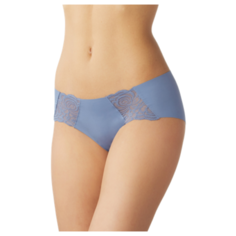 LUI et ELLE Трусы Invisible слипы с кружевными вставками, размер 1 (XS), silver