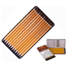 Набор чернографитных карандашей KOH-I-NOOR 1502/III 5B-5H (12 штук)