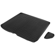 Коврик в багажник автомобиля AutoFlex для Renault Duster I (полный привод) 2010-2021/Nissan Terrano III (полный привод) 2014-2017 2017-н.в., полиуретан, черный, 2 части, 9470102