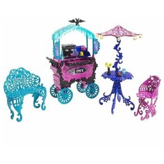 Уличное Кафе - Париж Город Страхов-Y4308 Monster High